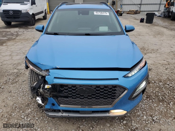 2018 Hyundai Kona Ultimate with VIN KM8K5CA59JU088526, listed as a Copart auction lot 45756415 with 51,756 mi miles and Salvage Title. Bid and sale history available at carsss.com. Image 5.