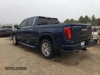 2019 GMC Sierra 1500 Denali with VIN 3GTU9FED4KG293454, listed as a Copart auction lot 53504625 with 38,862 mi miles and Salvage title. Bid and sale history available at DreamBid. Image 2.