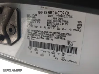 2015 Ford Transit Connect XL with VIN NM0LS7E79F1176213, listed as a IAAI auction lot 41899394 with 217,600 mi miles. Bid and sale history available at carsss.com. Image 9.