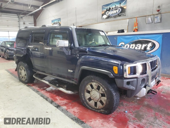 2008 Hummer H3 with VIN 5GTEN13E788138645, listed as a Copart auction lot 42048915 with 215,731 mi miles and Non Repairable. Bid and sale history available at carsss.com. Image 4.