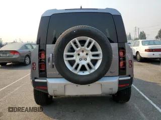2020 Land Rover Defender S with VIN SALEJEEX5L2015665, listed as a Copart auction lot 70251754 with 27,381 mi miles and Salvage title. Bid and sale history available at DreamBid. Image 6.