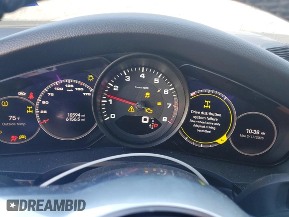 2023 Porsche Cayenne with VIN WP1AA2AY5PDA02345, listed as a Copart auction lot 47794155 with 18,594 mi miles and Salvage title. Bid and sale history available at DreamBid. Image 9.