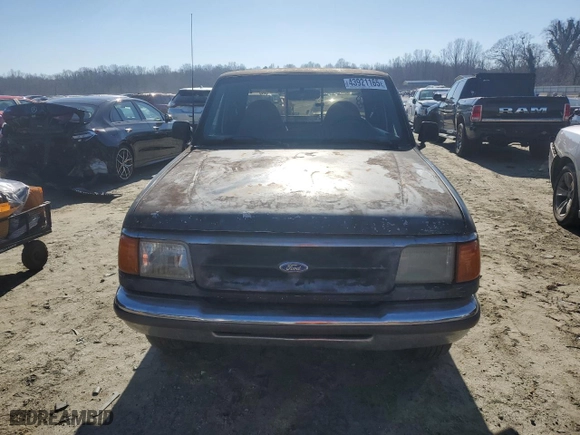 1996 Ford Ranger XL with VIN 1FTCR14A9TPA45557, listed as a Copart auction lot 43921165 with 268,982 mi miles and Salvage Title. Bid and sale history available at carsss.com. Image 5.