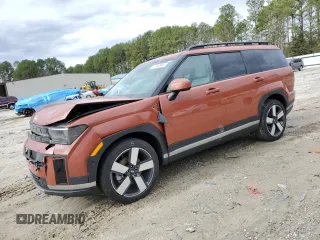 2024 Hyundai Santa Fe Hybrid Limited with VIN 5NMP3DG13RH013768, listed as a Copart auction lot 47998995 with 9,639 mi miles and Salvage Title. Bid and sale history available at carsss.com. Image 1.