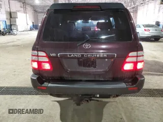 2004 Toyota Land Cruiser with VIN JTEHT05J742063193, listed as a Copart auction lot 41872585 with 187,101 mi miles and Clean Title. Bid and sale history available at carsss.com. Image 6.