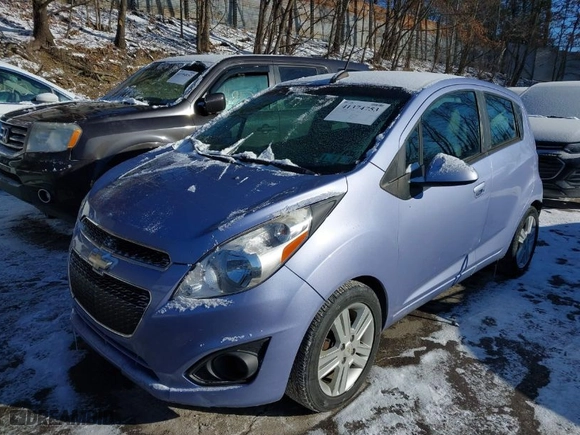 2015 Chevrolet Spark LS with VIN KL8CB6S91FC713818, listed as a IAAI auction lot 41374753 with 125,621 mi miles. Bid and sale history available at carsss.com. Image 2.