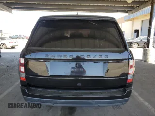 2017 Land Rover Range Rover HSE with VIN SALGS2FV8HA378931, listed as a Copart auction lot 54141495 with 77,839 mi miles and Salvage title. Bid and sale history available at DreamBid. Image 6.