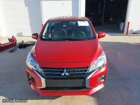 2022 Mitsubishi Mirage G4 ES with VIN ML32FUFJ7NHF06499, listed as a IAAI auction lot 41768320 with 19,331 mi miles. Bid and sale history available at carsss.com. Image 13.