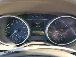 2007 Mercedes-Benz M 350 with VIN 4JGBB86E87A200743, listed as a Copart auction lot 49951635 with 184,036 mi miles and Salvage Title. Bid and sale history available at DreamBid. Image 9.