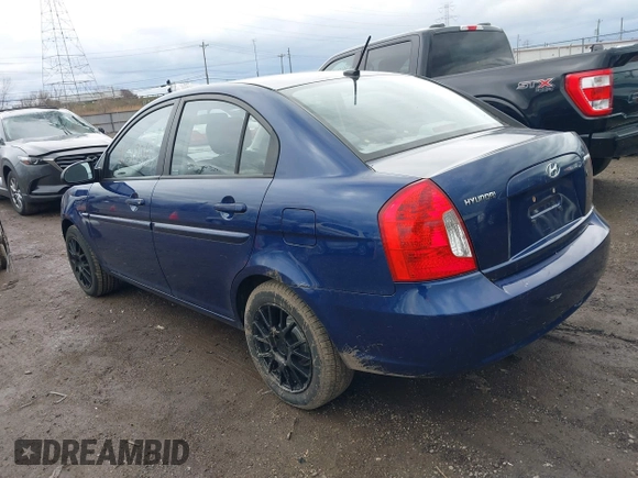 2008 Hyundai Accent GLS with VIN KMHCN46C18U258681, listed as a IAAI auction lot 41849018 with 73,398 mi miles. Bid and sale history available at carsss.com. Image 3.