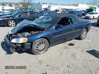 2002 Chrysler Sebring Limited with VIN 1C3EL65R12N187184, listed as a IAAI auction lot 42053411 with 70,289 mi miles and . Bid and sale history available at DreamBid. Image 18.