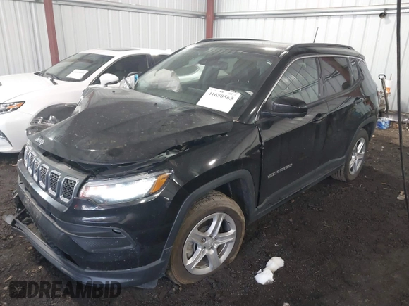 2023 Jeep Compass Latitude with VIN 3C4NJDBN4PT502817, listed as a IAAI auction lot 41650565 with 16,796 mi miles and . Bid and sale history available at DreamBid. Image 17.