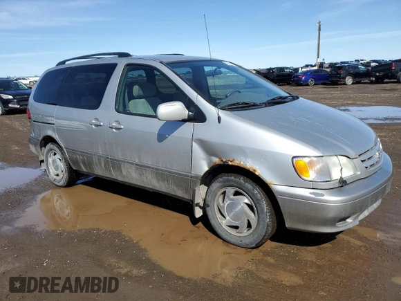 2003 Toyota Sienna LE with VIN 4T3ZF13C03U536285, listed as a Copart auction lot 51961005 with 359,820 mi miles and Salvage Title. Bid and sale history available at carsss.com. Image 4.