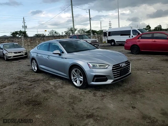 2019 Audi A5 Sportback Premium with VIN WAUANCF56KA024002, listed as a Copart auction lot 86073324 with NaN miles and Salvage Title. Bid and sale history available at carsss.com. Image 10.