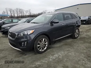 2018 Kia Sorento SX with VIN 5XYPKDA59JG402833, listed as a Copart auction lot 46151465 with 42,235 mi miles and Salvage Title. Bid and sale history available at carsss.com. Image 1.