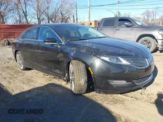 2013 Lincoln MKZ with VIN 3LN6L2J92DR821418, listed as a IAAI auction lot 41298047 with 161,369 mi miles. Bid and sale history available at carsss.com. Image 1.