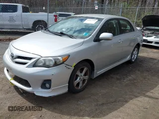 2011 Toyota Corolla L with VIN 2T1BU4EE3BC553274, listed as a IAAI auction lot 41917792 with 171,944 mi miles. Bid and sale history available at carsss.com. Image 2.