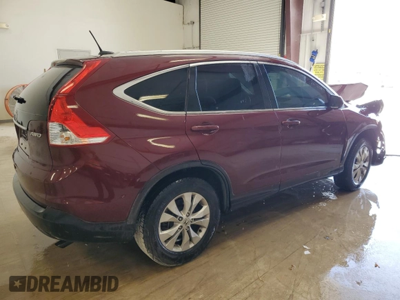 2014 Honda CR-V EX-L with VIN 5J6RM4H75EL008731, listed as a Copart auction lot 48352505 with 160,025 mi miles and Clean Title. Bid and sale history available at carsss.com. Image 3.