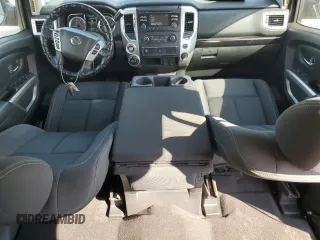 2017 Nissan Titan S with VIN 1N6AA1EJ4HN571219, listed as a Copart auction lot 43154215 with 63,876 mi miles and Salvage Title. Bid and sale history available at carsss.com. Image 8.
