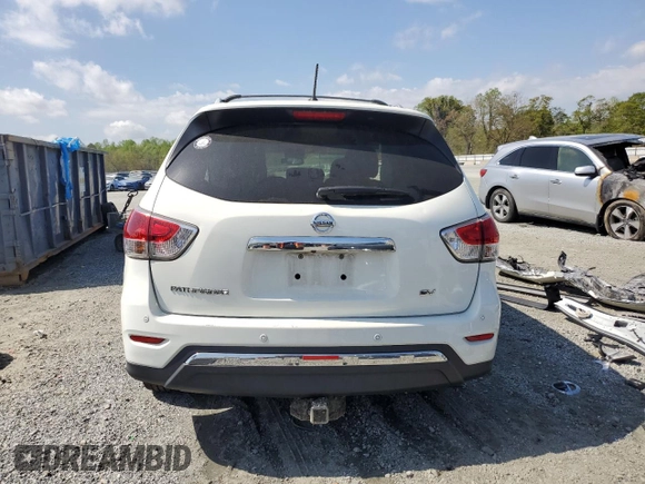 2016 Nissan Pathfinder S with VIN 5N1AR2MN1GC660242, listed as a Copart auction lot 51994375 with 115,084 mi miles and Salvage Title. Bid and sale history available at carsss.com. Image 6.