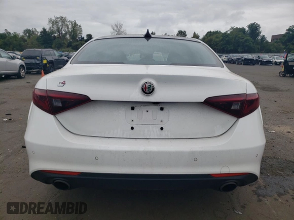 2022 Alfa Romeo Giulia with VIN ZARFANAN8N7657180, listed as a Copart auction lot 71951794 with 59,024 mi miles and Salvage Title. Bid and sale history available at carsss.com. Image 6.