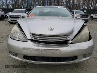 2003 Lexus ES 300 with VIN JTHBF30G030137254, listed as a Copart auction lot 46828375 with 228,627 mi miles and Salvage Title. Bid and sale history available at DreamBid. Image 5.