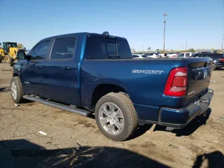 2022 Ram 1500 Big Horn with VIN 1C6RRFFG2NN301360, listed as a Copart auction lot 75982434 with 62,731 mi miles and Clean Title. Bid and sale history available at carsss.com. Image 2.