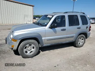 2005 Jeep Liberty Sport with VIN 1J4GK48K65W573151, listed as a Copart auction lot 52072875 with 70,079 mi miles and Clean Title. Bid and sale history available at carsss.com. Image 1.