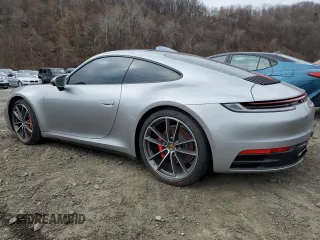 2021 Porsche 911 Carrera S with VIN WP0AB2A9XMS221638, listed as a Copart auction lot 41456525 with 0 mi miles and Salvage Title. Bid and sale history available at carsss.com. Image 2.