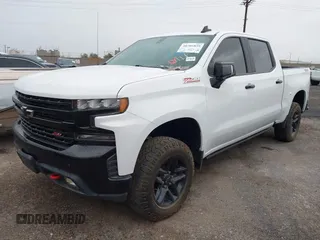 2021 Chevrolet Silverado 1500 LT Trail Boss with VIN 1GCPYFEL0MZ287029, listed as a IAAI auction lot 40706839 with 51,790 mi miles and . Bid and sale history available at DreamBid. Image 2.