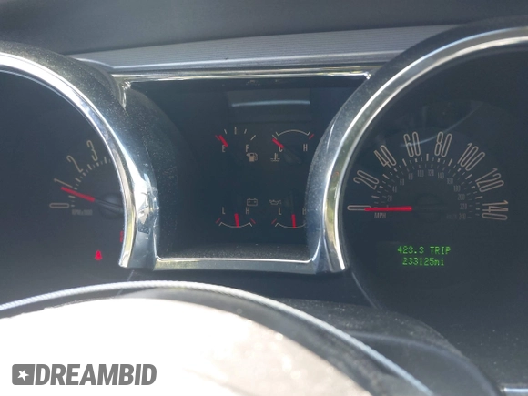 2008 Ford Mustang GT Deluxe with VIN 1ZVHT82HX85123943, listed as a IAAI auction lot 41565843 with 233,125 mi miles and . Bid and sale history available at DreamBid. Image 7.