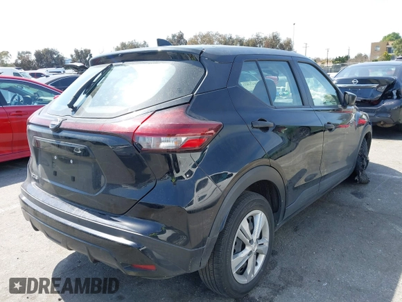 2022 Nissan Kicks S with VIN 3N1CP5BV0NL507251, listed as a IAAI auction lot 41847381 with 71,625 mi miles. Bid and sale history available at carsss.com. Image 4.
