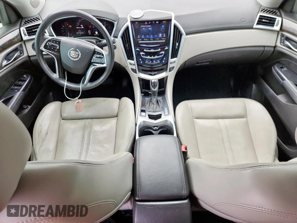 2016 Cadillac SRX Premium Collection with VIN 3GYFNDE35GS566884, listed as a Copart auction lot 62425985 with 27,133 mi miles and Salvage title. Bid and sale history available at DreamBid. Image 8.