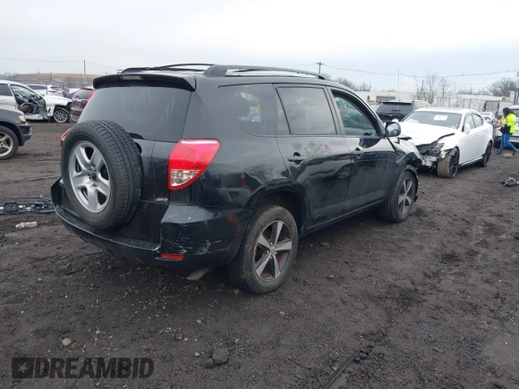 2008 Toyota RAV4 with VIN JTMBD35V985175073, listed as a IAAI auction lot 41683062 with 160,394 mi miles. Bid and sale history available at carsss.com. Image 4.