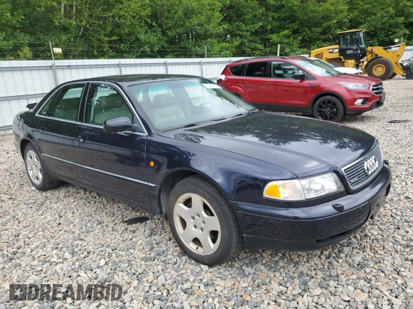1999 Audi A8 with VIN WAUBG34D3XN003777, listed as a Copart auction lot 63842115 with 110,102 mi miles and Clean title. Bid and sale history available at DreamBid. Image 4.