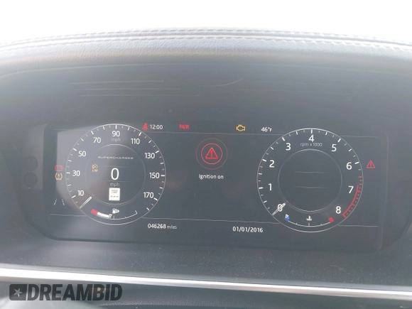 2018 Land Rover Range Rover z VIN SALGS2RE3JA389370, wystawiony jako IAAI lot #42508706 z przebiegiem 46 268 mil mil oraz . Historia ofert i sprzedaży dostępna na DreamBid. Obrazek 7.