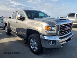 2017 GMC Sierra 2500HD SLT with VIN 1GT12TEY4HF160180, listed as a Copart auction lot 75448554 with 0 mi miles and Non Repairable. Bid and sale history available at carsss.com. Image 4.