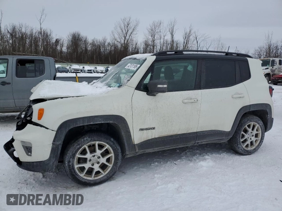 2021 Jeep Renegade Limited z VIN ZACNJDD16MPM24745, wystawiony jako Copart lot #43131195 z przebiegiem 61 263 mil mil oraz Szkoda całkowita • Salvage title. Historia ofert i sprzedaży dostępna na DreamBid. Obrazek 1.