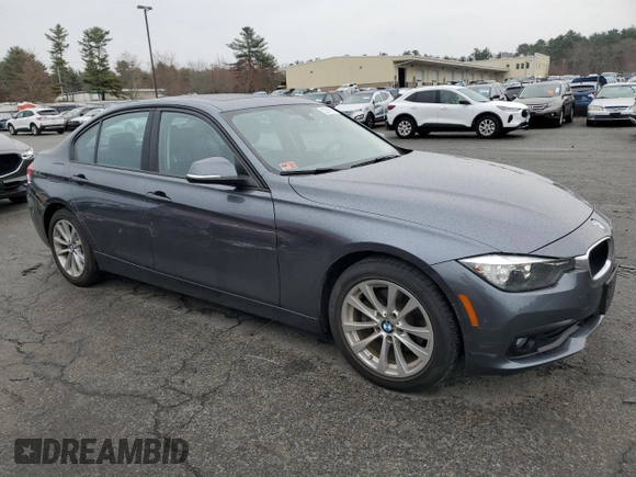 2017 BMW 3 Series 320i xDrive with VIN WBA8E5G32HNU45465, listed as a Copart auction lot 53291015 with 38,728 mi miles and Salvage title. Bid and sale history available at DreamBid. Image 4.