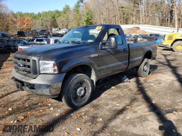 2005 Ford F-250 XL with VIN 1FTNF21575EC18747, listed as a Copart auction lot 78152474 with 52,950 mi miles and Salvage Title. Bid and sale history available at DreamBid. Image 1.