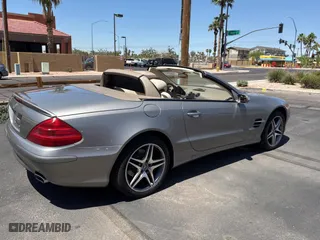 2004 Mercedes-Benz SL-Class with VIN WDBSK75F44F076413, listed as a Copart auction lot 54407845 with 57,023 mi miles and Clean Title. Bid and sale history available at carsss.com. Image 4.
