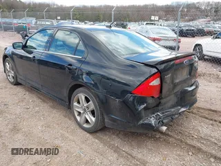 2012 Ford Fusion SPORT with VIN 3FAHP0KC9CR167621, listed as a IAAI auction lot 41872962 with 178,606 mi miles. Bid and sale history available at carsss.com. Image 3.