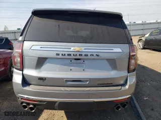 2024 Chevrolet Suburban Premier with VIN 1GNSKFKD4RR245602, listed as a Copart auction lot 74384904 with 3,829 mi miles and Salvage Title. Bid and sale history available at carsss.com. Image 6.