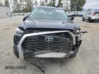 2022 Toyota Tundra Limited Hybrid with VIN 5TFJC5DB4NX008945, listed as a Copart auction lot 71315034 with 10,500 mi miles and Salvage title. Bid and sale history available at DreamBid. Image 5.