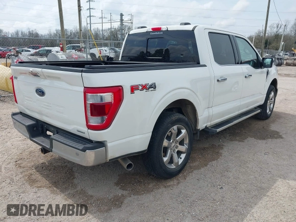 2023 Ford F-150 XL with VIN 1FTFW1E8XPFA36850, listed as a IAAI auction lot 41679919 with 23,909 mi miles. Bid and sale history available at carsss.com. Image 4.