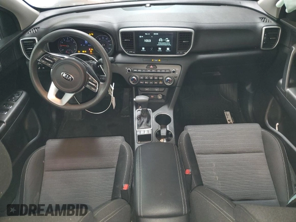 2020 Kia Sportage LX with VIN KNDPMCAC6L7806031, listed as a Copart auction lot 48813455 with 48,230 mi miles and Salvage Title. Bid and sale history available at carsss.com. Image 8.