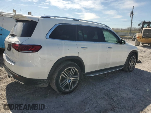 2023 Mercedes-Benz GLS 450 z VIN 4JGFF5KE7PA933683, wystawiony jako Copart lot #45693465 z przebiegiem 39 306 mil mil oraz Szkoda całkowita • Salvage title. Historia ofert i sprzedaży dostępna na DreamBid. Obrazek 3.