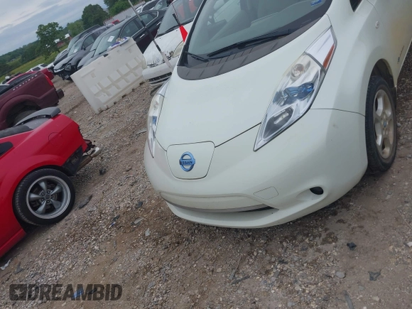 2012 Nissan LEAF SL with VIN JN1AZ0CP4CT020440, listed as a IAAI auction lot 42183809 with 65,255 mi miles and . Bid and sale history available at DreamBid. Image 10.