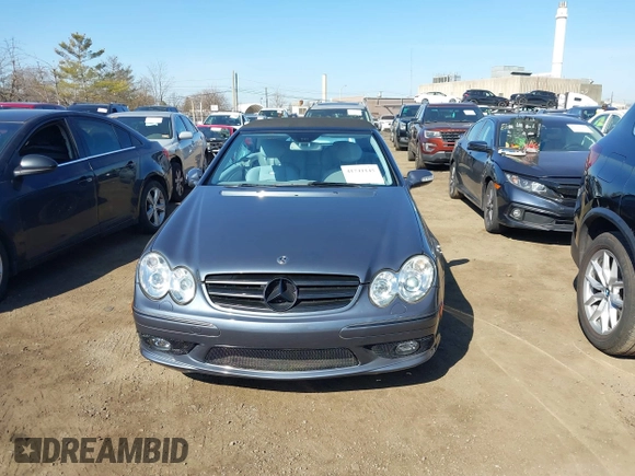 2005 Mercedes-Benz CLK-Class AMG with VIN WDBTK76G35T040484, listed as a IAAI auction lot 41741145 with 36,299 mi miles. Bid and sale history available at carsss.com. Image 12.