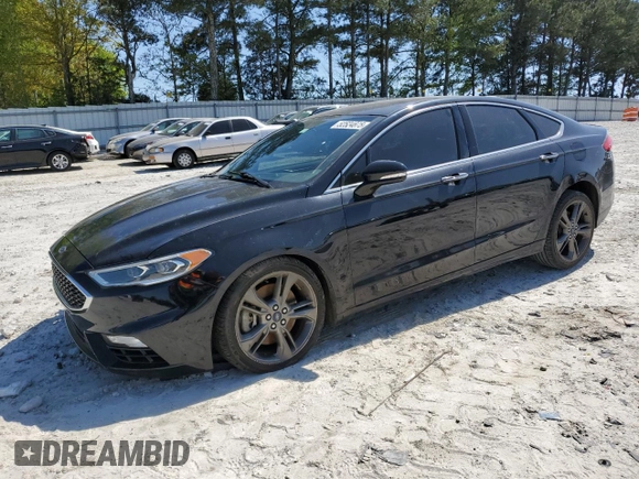 2017 Ford Fusion Sport with VIN 3FA6P0VP8HR198484, listed as a Copart auction lot 52524875 with 72,912 mi miles and Salvage Title. Bid and sale history available at carsss.com. Image 1.